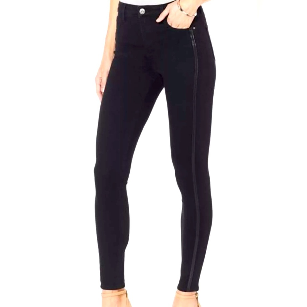 skinnygirl black tuxedo jeans. Size 10.barely worn